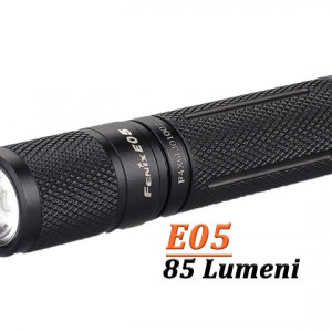 Lanterna Fenix E05 85 lumeni negru