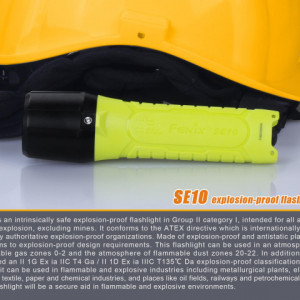 Lanterna Fenix SE10 - Lanterna ATEX - 100 lumeni 160 metri 2