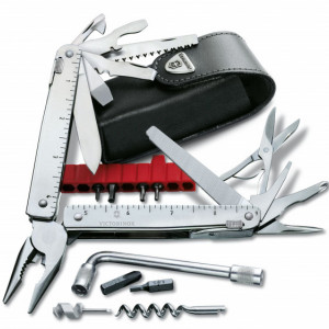 Patent Multifunctional Victorinox Swiss Tool X Plus cu Teaca Piele - 3.0338.L