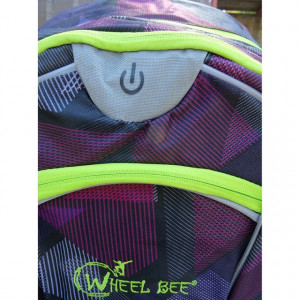 Rucsac Wheel Bee Night Vision mov cu LED - 950004