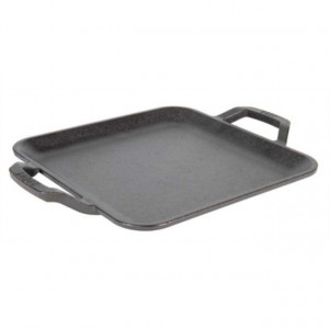 Tava patrata cu doua manere Chef Collection Lodge 28 cm - L-C11SGR
