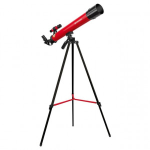 Telescop refractor Bresser Junior 45/600 AZ rosu - 8850600E8G000