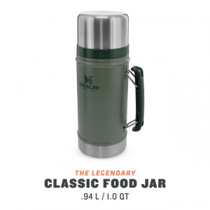 Termos pentru mancare Stanley The Legendary Classic Food Jar Hammertone Green 0.94L - 10-07937-003
