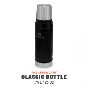 Termos Stanley The Legendary Classic Bottle Small Matte Black Pebble 0.75L- 10-01612-028