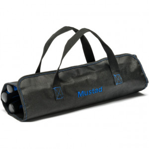 Trusa pentru filetat Mustad, 3 cutite+plansa+ascutitor - M.MT096 husa lateral