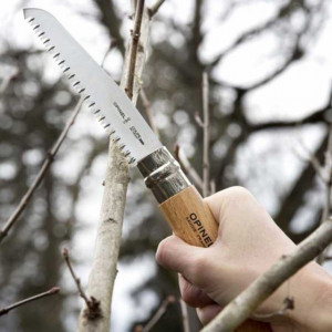 Briceag Opinel Fierastrau Nr.12 Inox Fag, lama 12cm - 165126