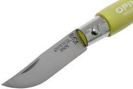 Briceag Opinel Nr.02 Galben Inox Breloc, lama 3.5cm - 002271