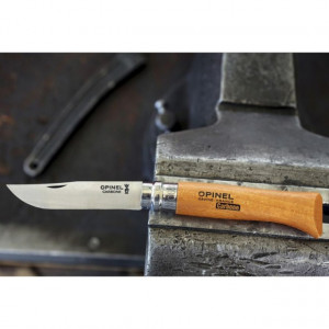 Briceag Opinel Nr.08 Carbon + Teaca, 8.5cm - 000815