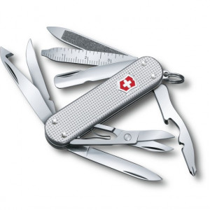 Briceag Victorinox MiniChamp Alox, argintiu - 0.6381.26