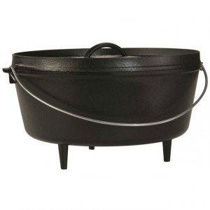 Ceaun din fonta cu capac - cuptor olandez Lodge 36 cm 9,5 litri