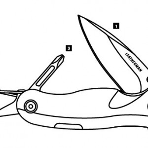 Cutit Leatherman CRATER C33T - 860211N