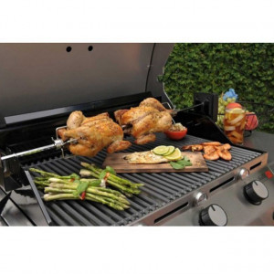 Gratar pe gaz cu 3 arzatoare din inox, TRU-Infrared, gratare din fonta, Char-Broil Performance T36G Black - 140711