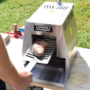 Gratar pe gaz cu arzator infrarosu Activa Steak Machine - 12900A cu friptura