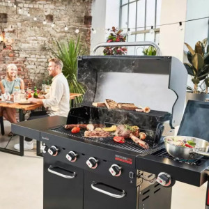 Gratar pe gaz din inox Char-Broil Professional Core B 4, grile din fonta, TRU-Infrared - 140916 6
