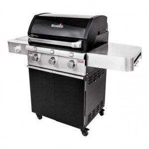 Gratar pe gaz din otel inoxidabil non-magnetic Char-Broil Platinum 3400B, 3 arzatoare din inox, TRU-Infrared - 140865 lateral