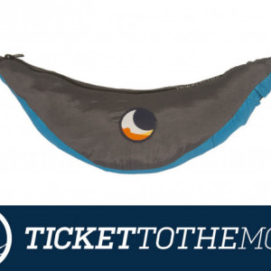 Hamac Ticket to the Moon King Size Aqua Dark Grey - 320 × 230 cm - TMK1503