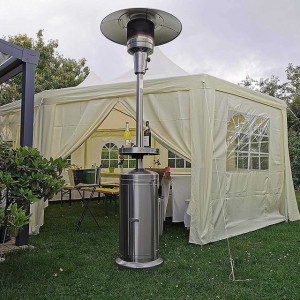 Incalzitor de terasa din inox comercial Brolly High End 13 Kw masa cu LED Activa 13950 6