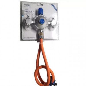 Kit regulator gaz pentru cartuse cu insurubare Dual Power Pak Cadac - 346-10-EU 2
