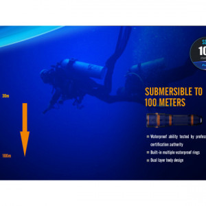 Lanterna Fenix SD11 - Scufundari - 1000 lumeni 45 metri 4