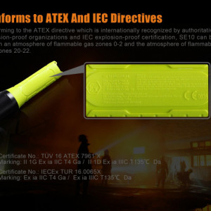 Lanterna Fenix SE10 - Lanterna ATEX - 100 lumeni 160 metri 4