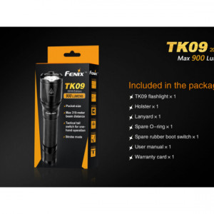 Lanterna Fenix TK09 - Editie 2016 - 900 lumeni 310 metri pachet