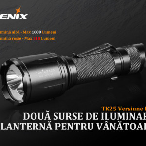 Lanterna Fenix TK25 - Versiune Red - 1000 Lumeni 225 Metri 1