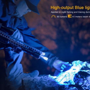 Lanterna Fenix TK25 - Versiune Red&Blue - 1000 lumeni 225 metri albastru