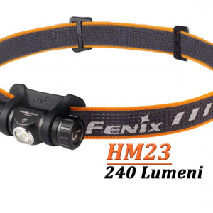 Lanterna frontala Fenix HM23 240 lumeni 53 metri