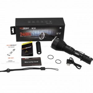 Lanterna profesionala reincarcabila Acebeam W30 HCRI, 500 lumeni, 2408 m pachet