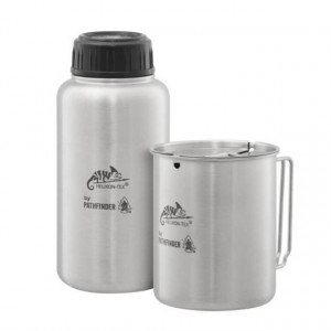 Sticla 0.95L & Gamela 0.7L Helikon Tex Stainless Steel - SE-P32-SS-15