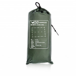 Tenda XL Prelata Olive Green DDHammocks 450 × 300 cm - 0610696771032