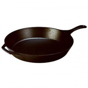 Tigaie adanca rotunda din fonta cu maner Lodge 26 cm