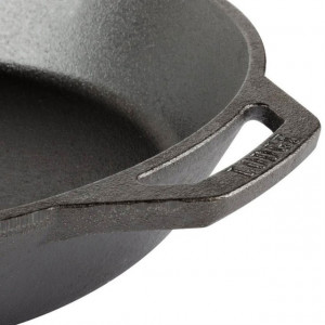 Tigaie adanca rotunda din fonta cu maner Lodge 33 cm