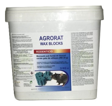 Agrorat Wax Blocks (20 g), 5 Kg