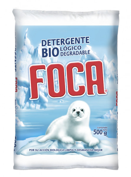 Foca detergente en polvo / Caja con 20 bolsas de 500 g
