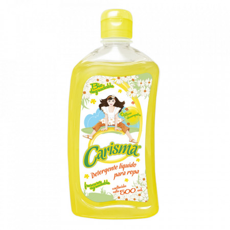 Carisma detergente líquido / Caja con 12 botellas de 500 Ml