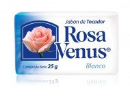 Rosa Venus blanco / Charola con 100 piezas de 25g