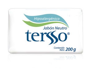 Tersso jabón neutro / Caja con 30 piezas de 200g