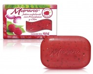 Jabón de tocador Murano con frambuesa y chía / Paquete con 10 piezas de 150g