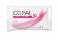 Jabón de tocador Coral Rosa/ Caja con 30 piezas de 100g