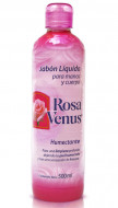 Rosa Venus jabón líquido / Caja con 12 botellas de 500ml