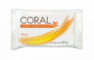 Jabón de tocador Coral Beige/ Caja con 30 piezas de 100g