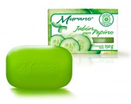 Jabón de tocador Murano con pepino / Paquete con 10 piezas de 150g