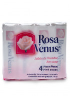 Rosa Venus rosa / Caja con 15 paquetes de 4 piezas de 100g c/u