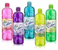 Colibrí limpiador líquido / Caja con 12 botellas de 1 Litro / Surtido de aromas.