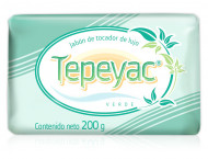Tepeyac verde jabón de tocador de lujo / Caja con 30 piezas de 200g