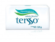 Tersso jabón neutro / Caja con 50 piezas de 120g