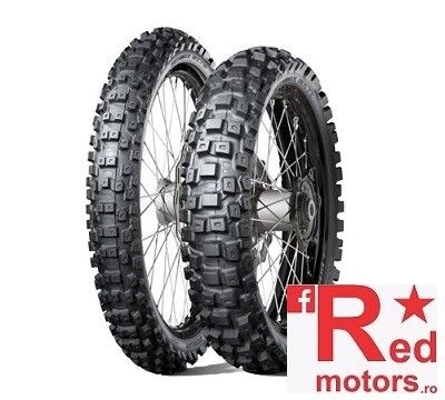 Set anvelope/cauciucuri moto Dunlop Geomax MX71 90/100 R21 57M + 110/90 R19 A 62M