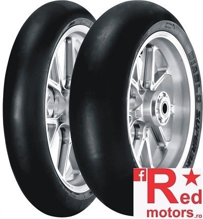 Set anvelope/cauciucuri moto Pirelli Superbike (SLICK) SC1 120/70 R17 + SC1 180/60 R17