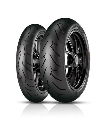ANVELOPE PIRELLI - SET DIABLO ROSSO II: 120/70-17 (58W) (K) + 190/50-17 (73W) (PI2291900 + PI2068600)